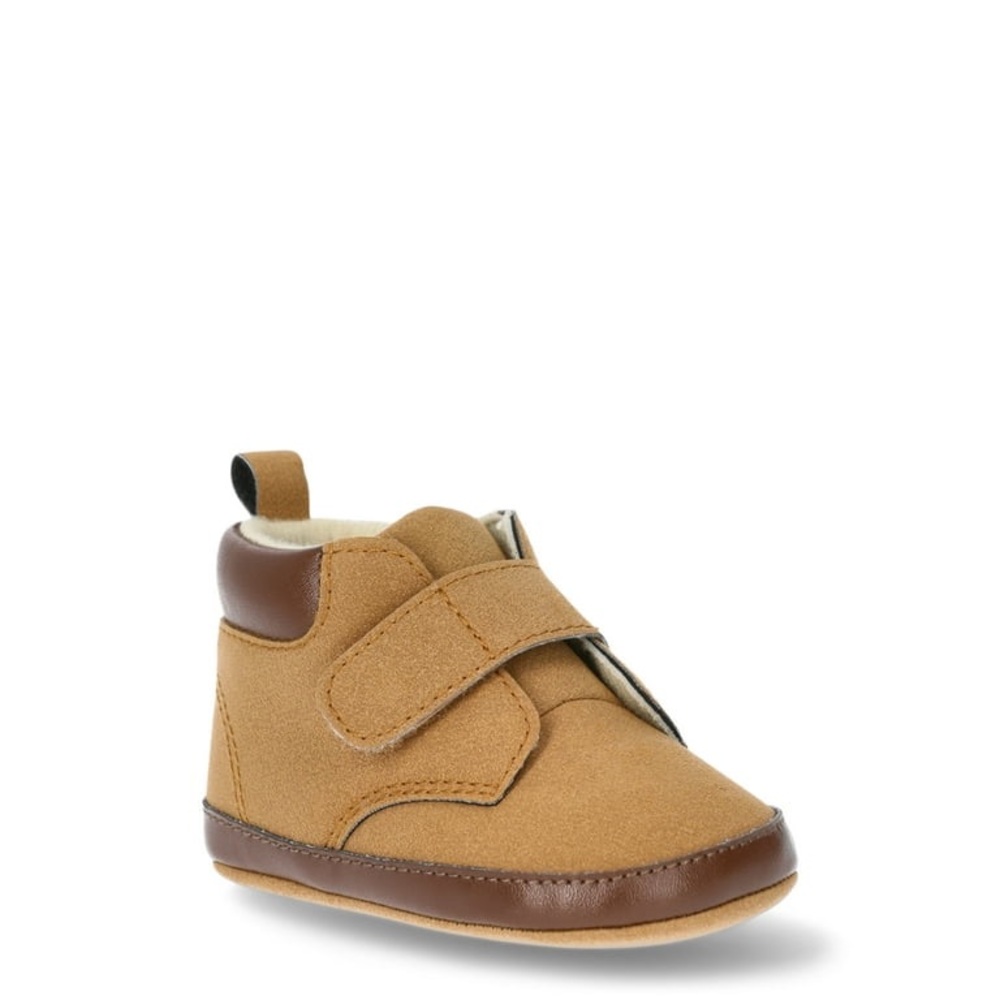 FREE w/purchase - Child of Mine Brown Faux Suede Baby Shoes